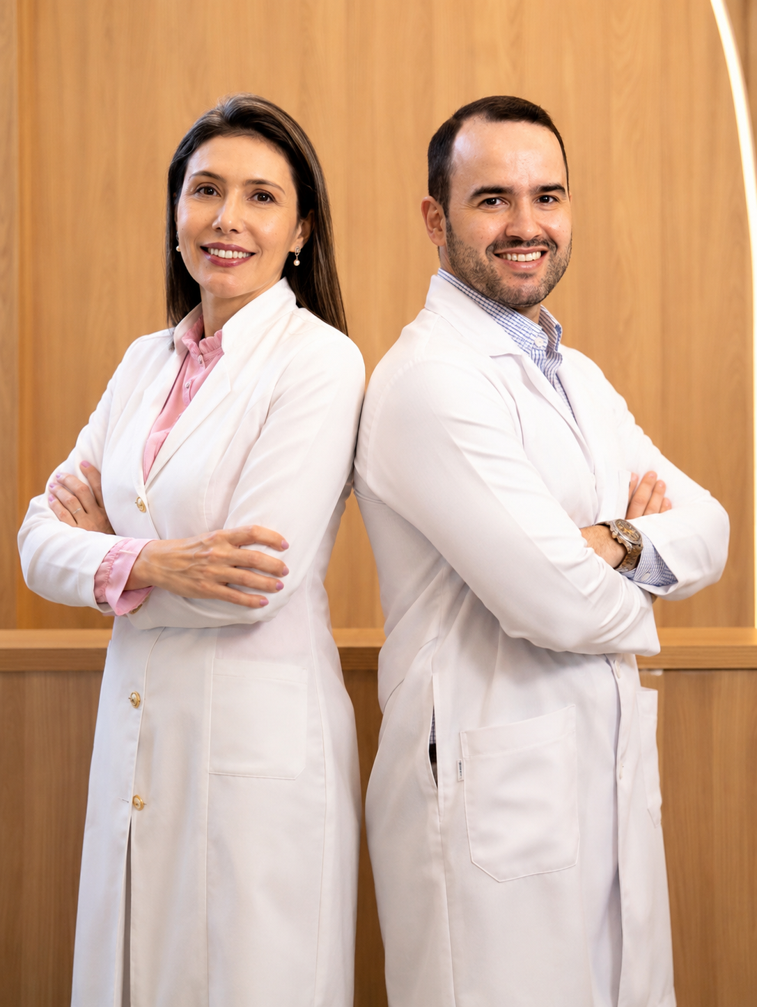 Dra. Aldry e Dr. Rodrigo, pediatras da PedVacinas