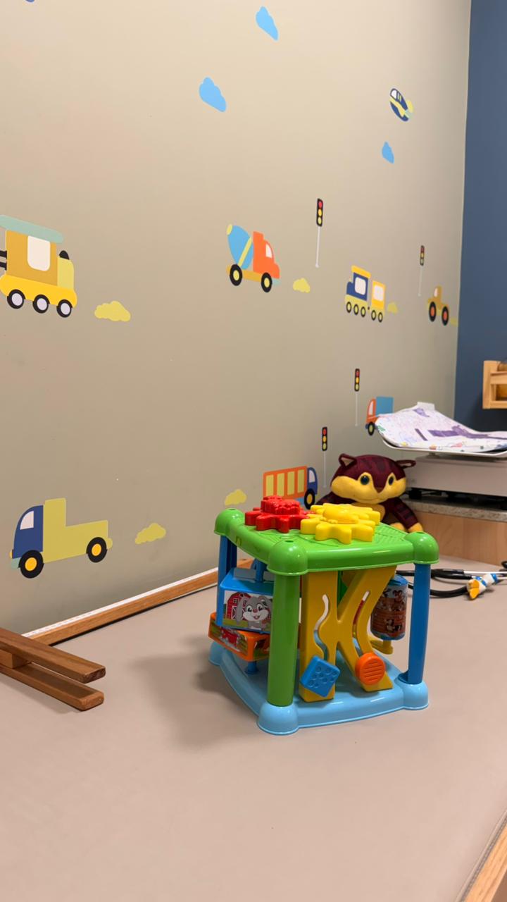 Espaço infantil com brinquedos